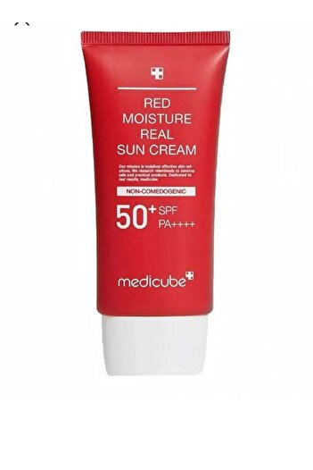 Medicube Age-r Booster Red Moisture Real Sun Cream 50ml, SPF 50+ PA+++ Sunscreen, Moisturizer