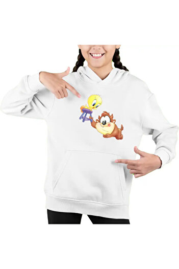 OEM Hanorac Copii Fete Taz Tweety Diavol Chibi Bebelusi