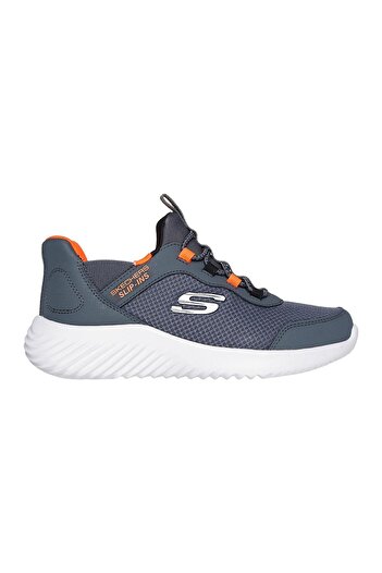 SKECHERS Bounder Slip On Sneakers - Charcoal