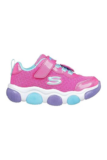 SKECHERS MIGHTY GLOW-HOTPINK BLUE