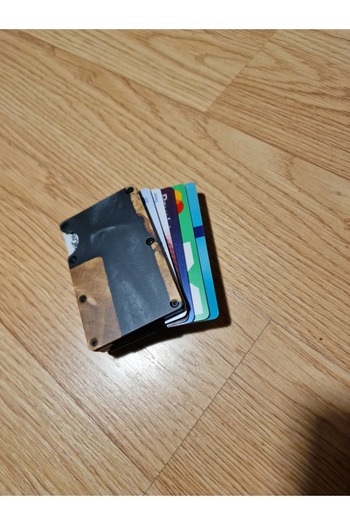 Ti Black Resin Cardholder