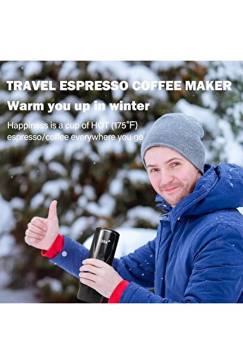 Generic Portable Espresso Machine Quick Heating Compatible with NS Capsule & Ground Coffee Espresso Machine