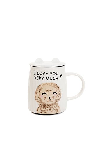 Other Mug | MILU | with dog and lid | 0.45 l | 859866