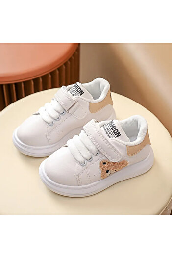 Bebelul White sneakers with CREAM insert - Teddy