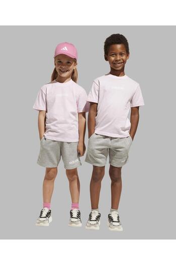 adidas ESSENTIALS T-SHIRT SET-Clear Pink/White