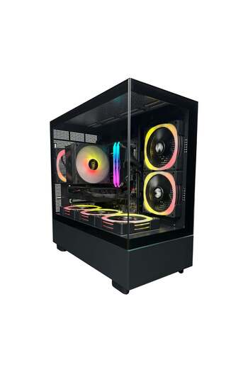 Generic كمبيوتر MI Excite للألعاب G6MATX ECO مع معالج Core i7 14700F وذاكرة وصول عشوائي 16 جيجابايت DDR5 ومحرك أقراص SSD سعة 1 تيرابايت ونظام تشغيل Windows 11 Pro ووحدة تحكم Nvidia G