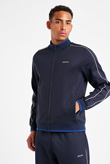 Lescon Men's Zippered Sweatshirt 25N-1150