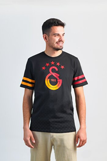 Galatasaray Original 5 Star Black T-Shirt