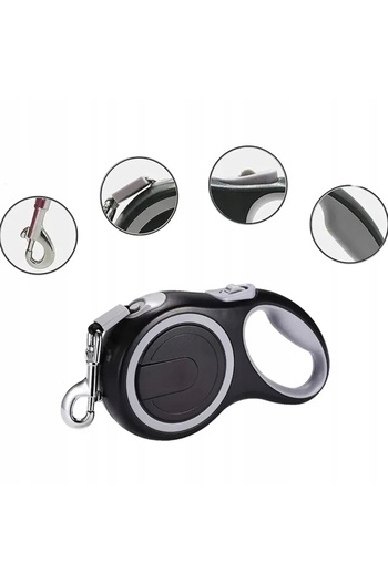 Other AUTOMATIC LEASH FOR A LARGE DOG, TAPE WITH LOCKING, 5 m, FOR A DOG, STRONG 20 kg