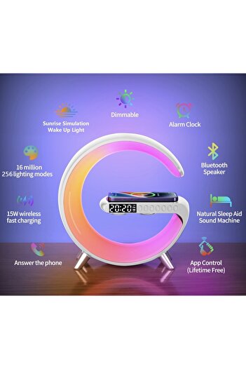 OEM RGB Lamp, Speaker, Digital Clock Display, App control, Energy Class G