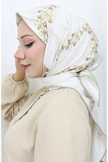 sefamerve Digital Rayon Scarf 70310-10 Brown