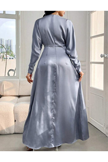 Sheya Rochie maxi Modelyn, albastru prafuit