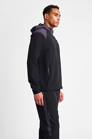 Lescon Men's Zippered Hooded Sweatshirt 25N-1148