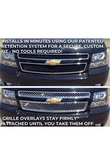 Generic Nickel mesh Tahoe Avalanche Suburban Model 2007 to 2014 (without mark)