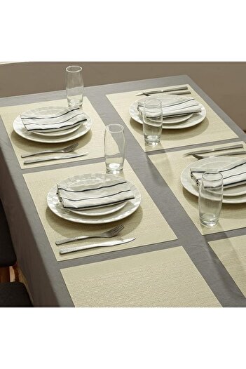 AHHFSMEI Set of 6 vinyl napkins, non-slip, 46.0 x 33.0 cm,