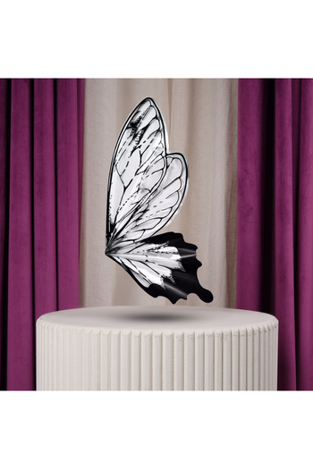 Gifts World Black plastic butterfly packaging, 40 pieces