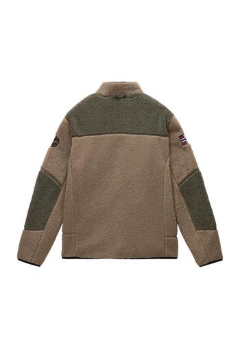 Napapijri P0A4Gntmcd1-R Yupik Fz 3 Men's Jacket Khaki