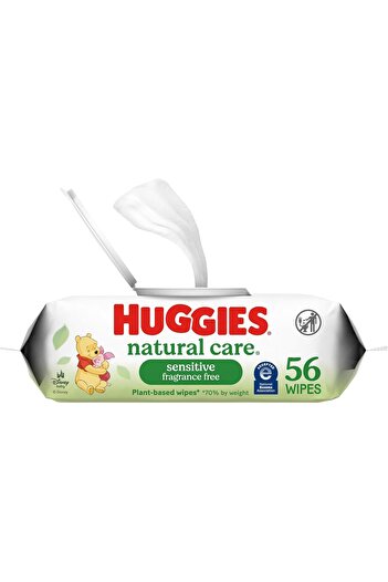 Huggies Natural Care Sensitive Baby Wipes - 56 Count