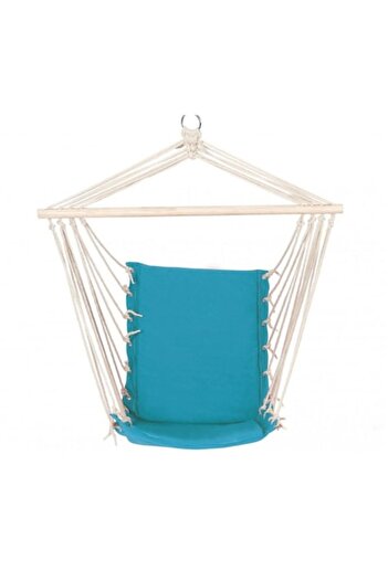 OEM Chair-type hammock, with wooden bar, D60016, blue color, made of polyester, 10.5 kg