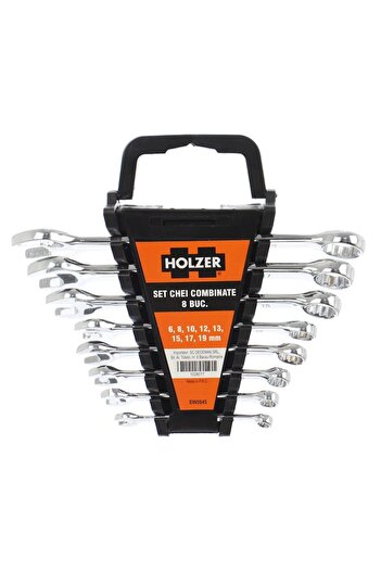 Holzer Combination wrenches, EW0845, set of 8 pieces