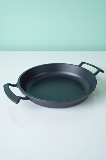 ELDİPA 22 cm Shallow Pan 6-Layer Aluminum Cast Non-Stick | Premium Series, Stylish and Durable Design