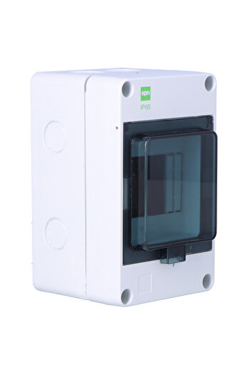 Other HERMETICA surface-mounted distribution board 1x4 modules N terminal, smoked door IP65