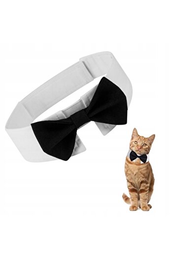 Other BOW TIE FOR DOG CAT Universal Velcro ELEGANT PARTY OUTFIT size L