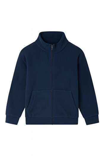 CGA Men's Navy Blue Fleece Full Zip Zippered Navy Blue Men's Fleece Navy Blue Fleece