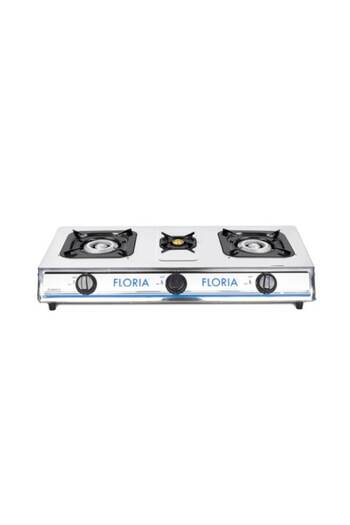Floria Aragaz cu 3 ochiuri inox, ZLN-8472