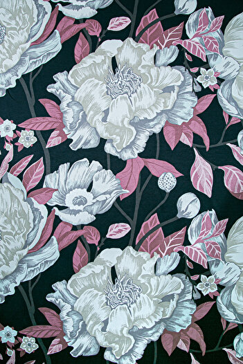 Premier Home Rakka Blackout Background Curtain Black 140X240