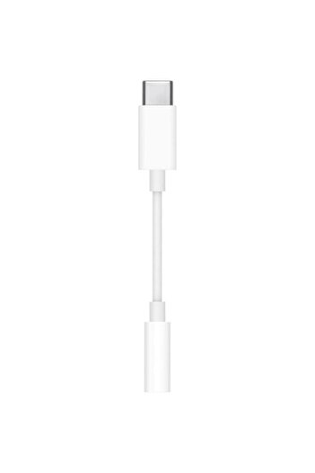 isag USB Type-C to 3.5mm jack adapter cable, for microphone and headphones, White,