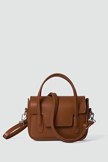 Shule Bags Dimple Retro Handbag and Crossbody Bag Brown