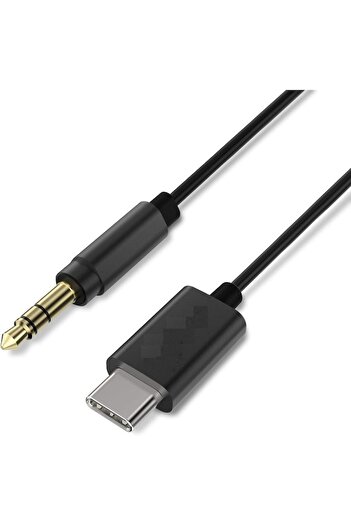 isag Auxiliary cable with type C and 3.5 mm jack for auxiliary, cable for headphones, speaker or car with