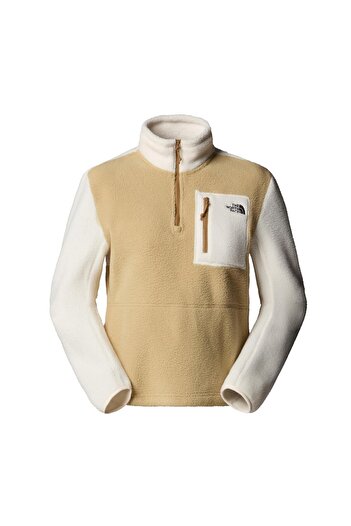 THE NORTH FACE F0A8E893Cg1-R W Yumıorı 1-4 Zip Women's Sweatshirt Milk Coffee