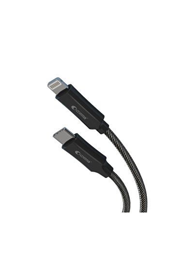 comma Cablu MFi USB-C la Lightning 3A 1.5m Gri