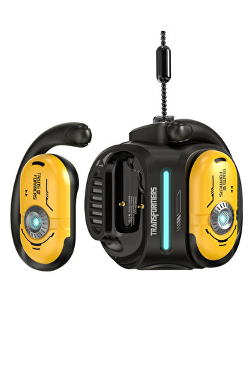 XİRA Bumblebee Model Bluetooth 5.4 Kablosuz Kulaklık – 9D Stereo Ses, LED Işıklı Şarj Kutusu, ANC