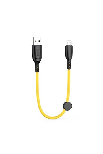 Xo Cablu NB247 USB - MicroUSB 0.25 m 6A Galben