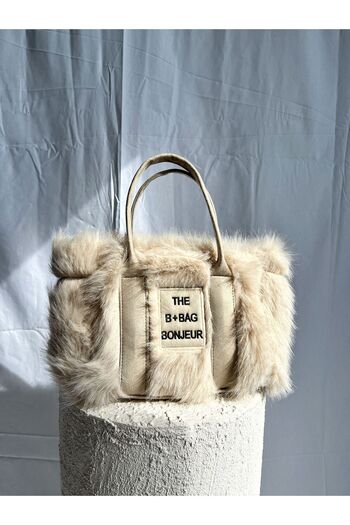 Swaggo collections Women's Plush Tote Hand Shoulder Bag