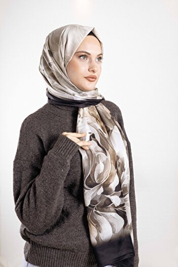 Akel Alfa Silk Women's Shawl - Silky Shine, Easy to Shape, Stylish Complement to Your Outfit