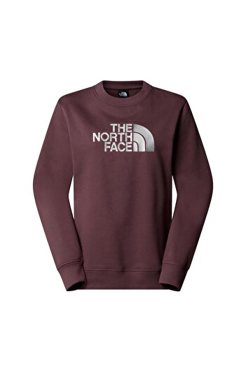 THE NORTH FACE F0A89Effai1-R W Drew Peak Crew Women's Sweatshirt Burgundy