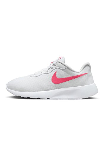 Nike Tanjun EasyOn Stitched-down Lace Shoes - White & Pink