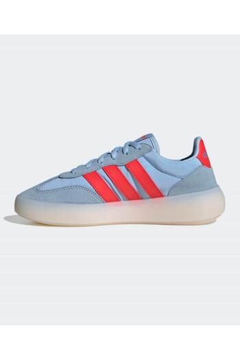 adidas Barreda Decode Suede Lace Up Closure Shoes - Clear Sky/Bright Red/Core White