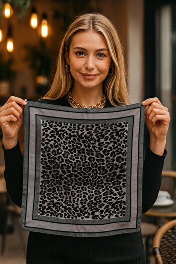 MARBERRY Flr37 Patterned Women's Scarf 70X70 cm
