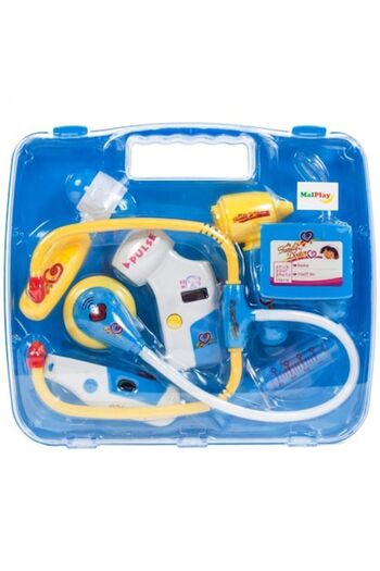 MalPlay Doctor Play Set, blue 27.5x24x5.5cm Multicolor