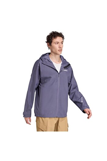 adidas Jl9749-E Xpr 2L  Jkt Men's Raincoat-Windbreaker Blue