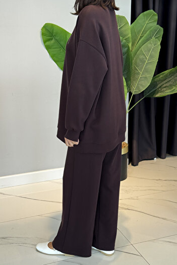 Lale Butik Cotton Basic Set 35790 Brown