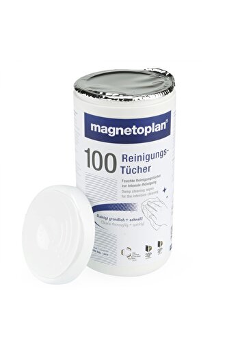 Magnetoplan Cleaning-hygienic wipes, dispenser 100 pcs