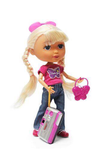 TSUMAB Fashion Girl Doll with Accessories – Interactive Talking Toy