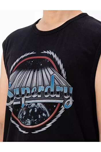 SUPERDRY Superdry tank top, navy blue