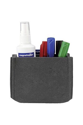 Magnetoplan Magnetic holder for whiteboard accessories, M, grey